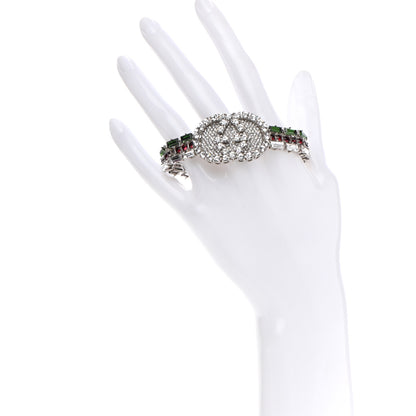 Gucci Crystals Double G Web Tennis Bracelet M Multicolor 2 of 4