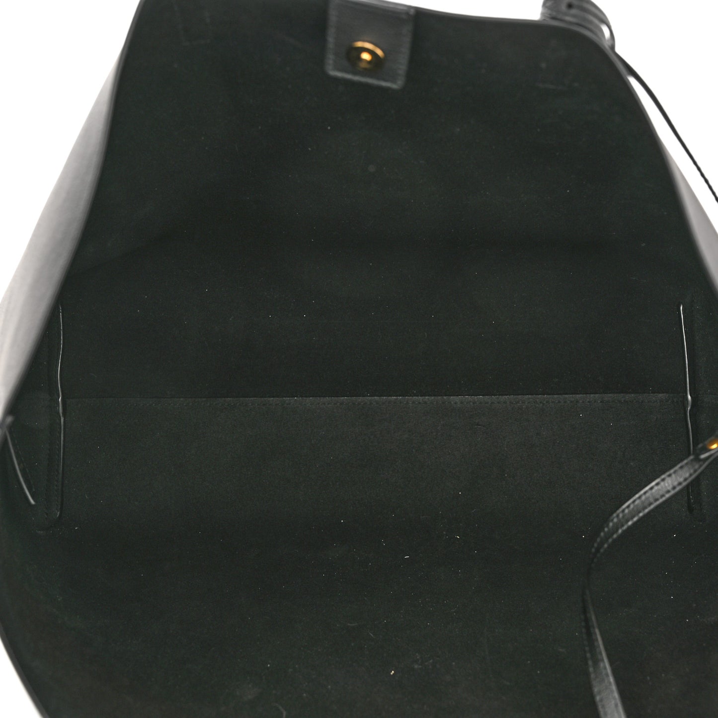 Calfskin Large Shopping Tote Black