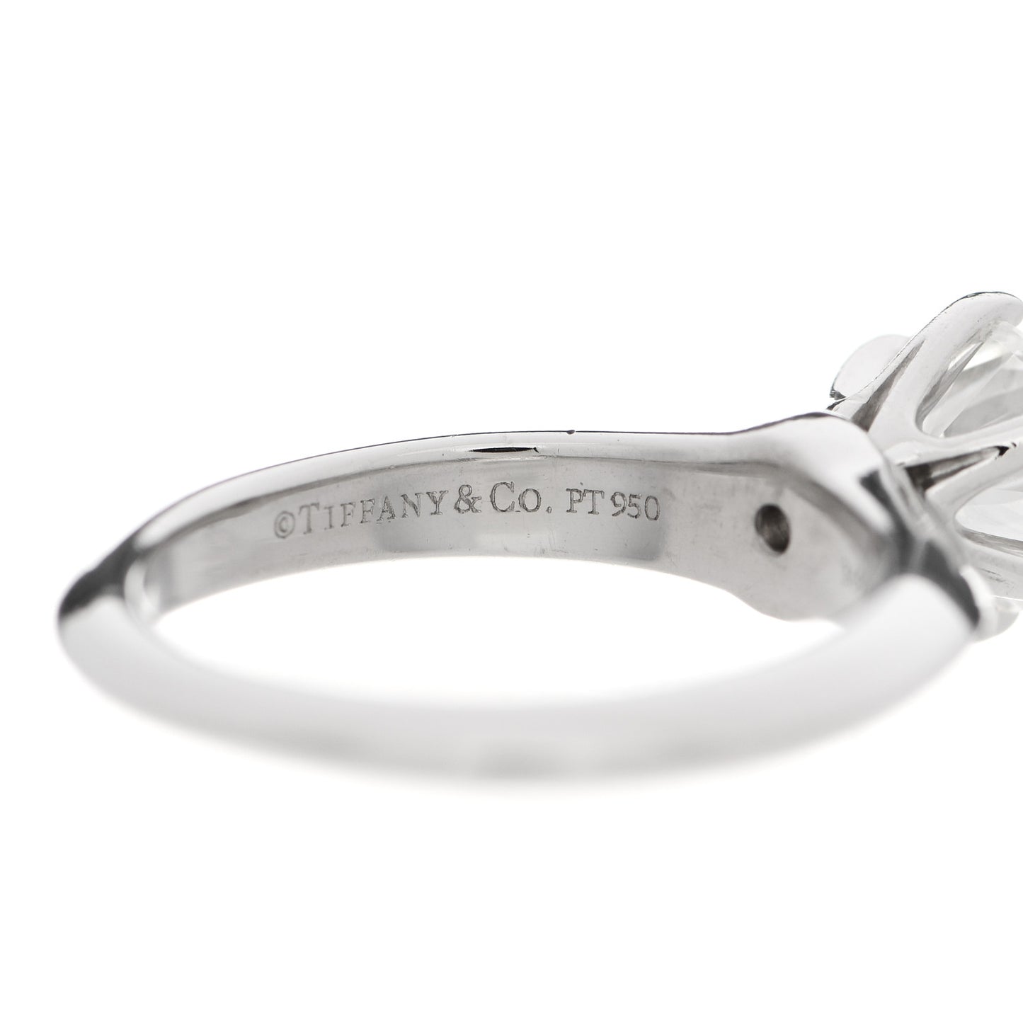 Platinum Diamond 1.01ct Solitaire Engagement Ring 47 4