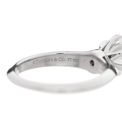 Tiffany Platinum Diamond 1.01ct Solitaire Engagement Ring 47 4 4 of 7