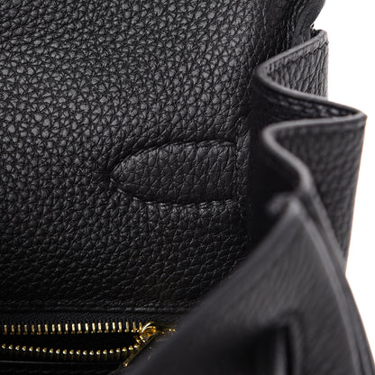 Hermes Togo Matte Alligator Kelly Retourne Touch 28 Black 12 of 38