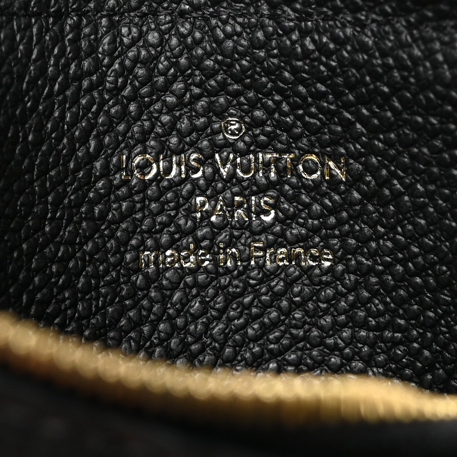 Louis Vuitton LOUIS VUITTON Empreinte Monogram Zipped Romy Card Holder Black 6 of 6