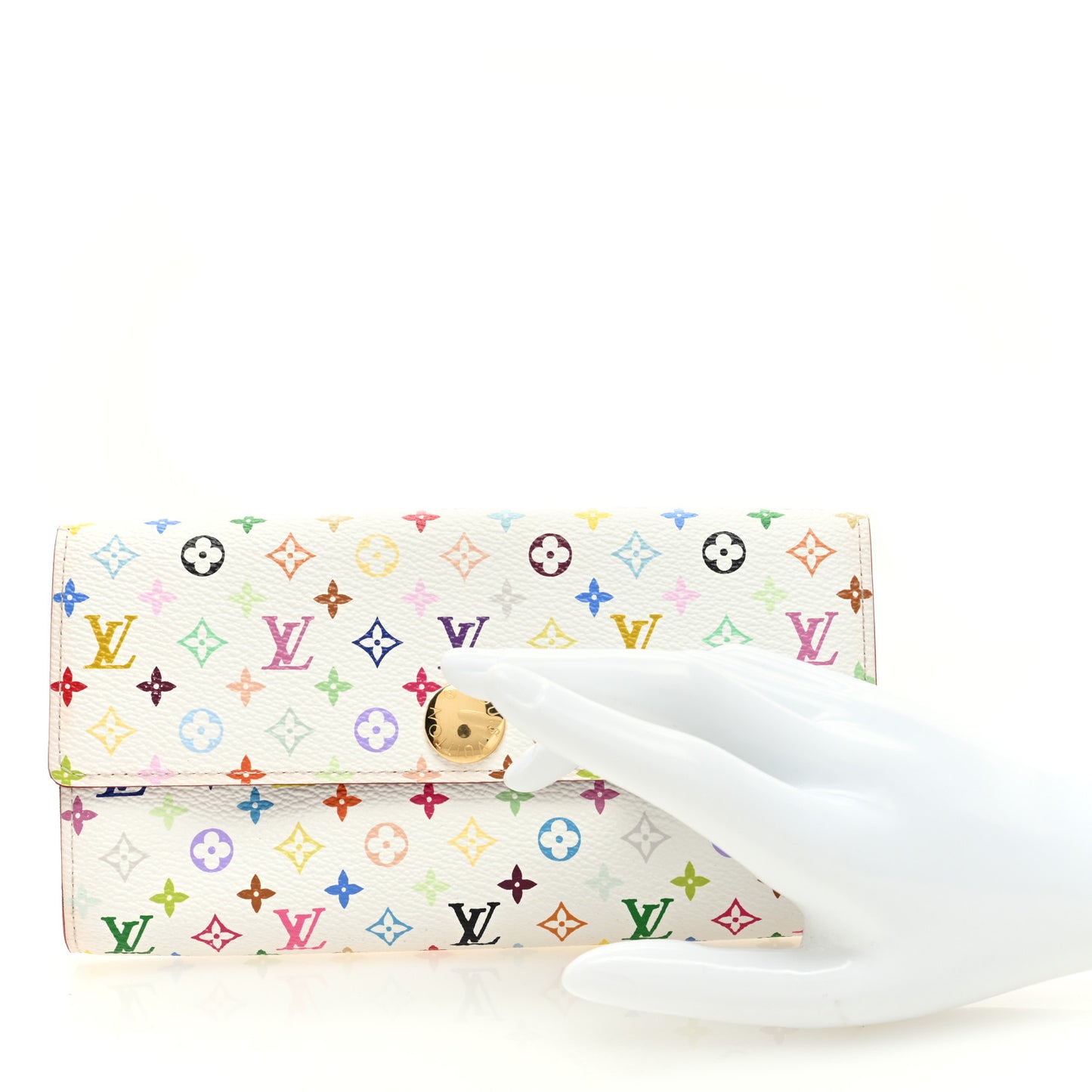 Monogram Multicolor Sarah Wallet White Grenade