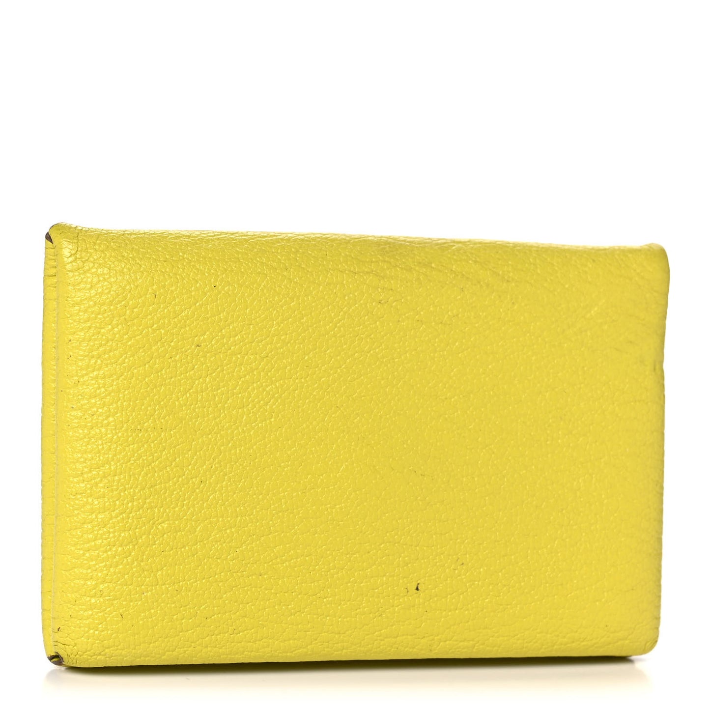 Chevre Mysore Calvi Card Case Lime