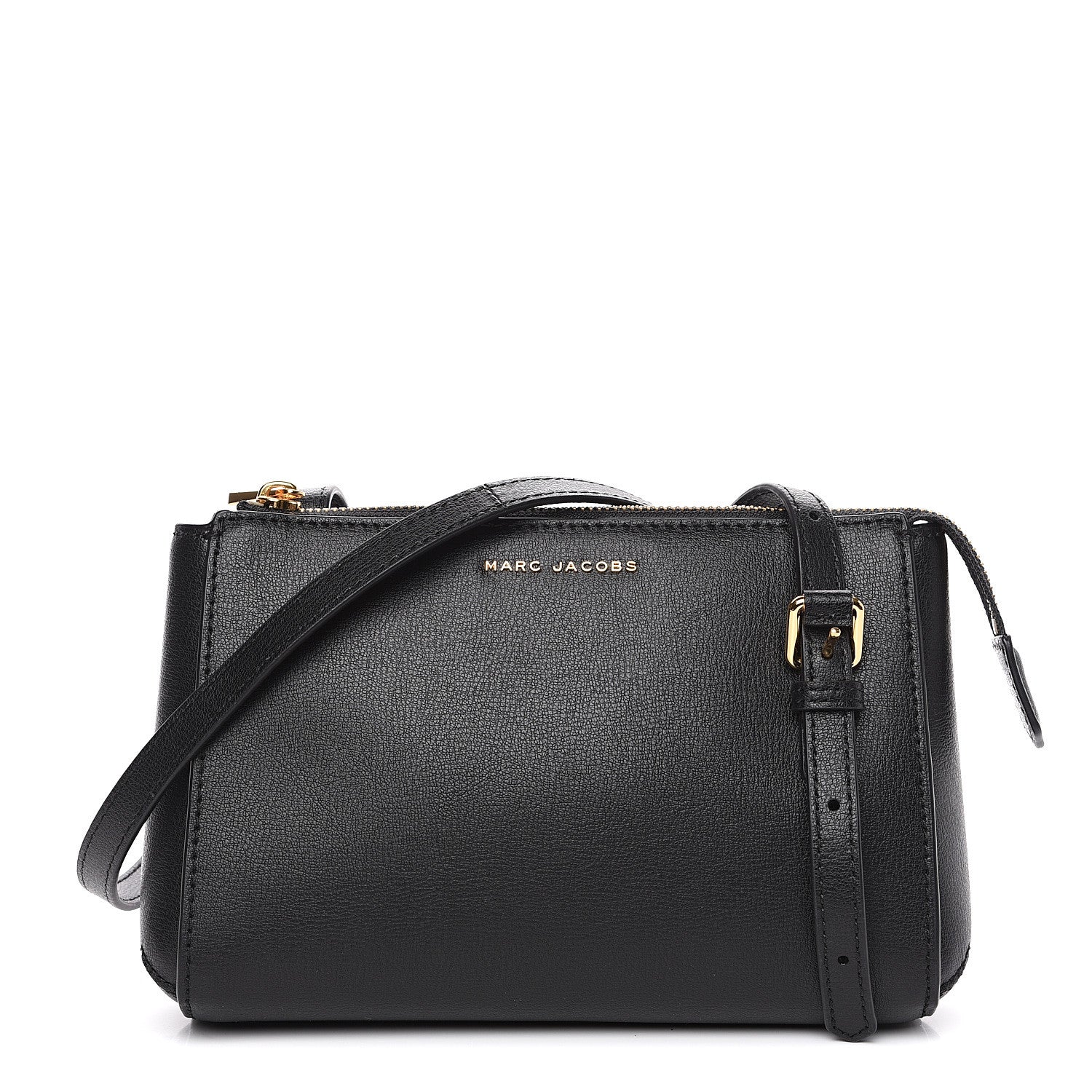 Marc Jacobs Calfskin The Commuter Crossbody Black 1 of 8