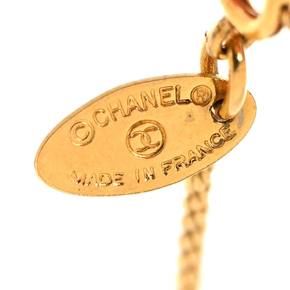 Chanel CC Medallion Choker Chain Necklace Gold 5 of 5