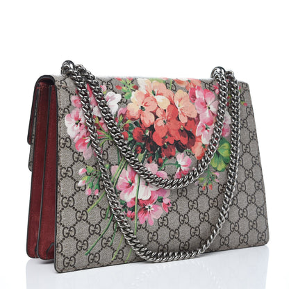 Gucci GG Supreme Monogram Blooms Medium Dionysus Shoulder Bag Beige Multicolor Dry Rose 4 of 14