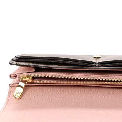 Louis Vuitton Monogram Sarah Wallet NM Rose Ballerine 8 of 11