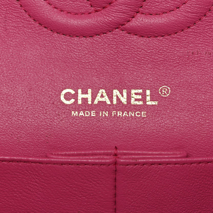 Chanel Lambskin Quilted Medium Double Flap Pink 6 of 16