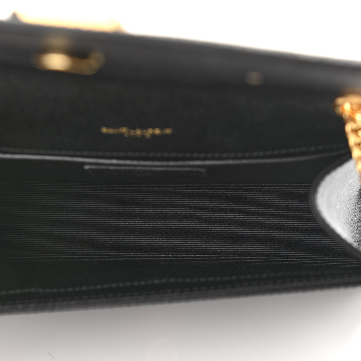 Saint Laurent Grain De Poudre Small Monogram Kate Satchel Black 4 of 9