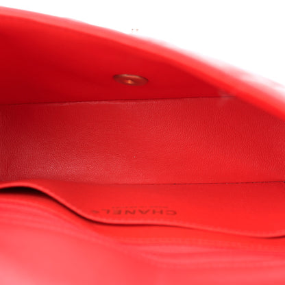 Chanel Lambskin Quilted Mini Rectangular Flap Red 5 of 13