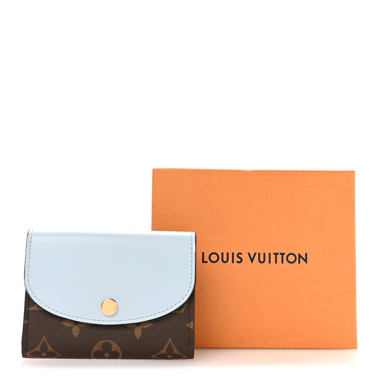 Louis Vuitton Monogram Rosalie Coin Purse Blue 7 of 7