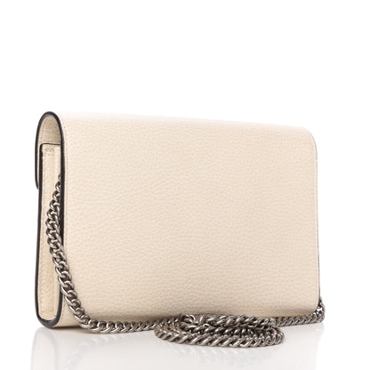 Gucci Dollar Calfskin Mini Dionysus Chain Wallet Mystic White 3 of 10