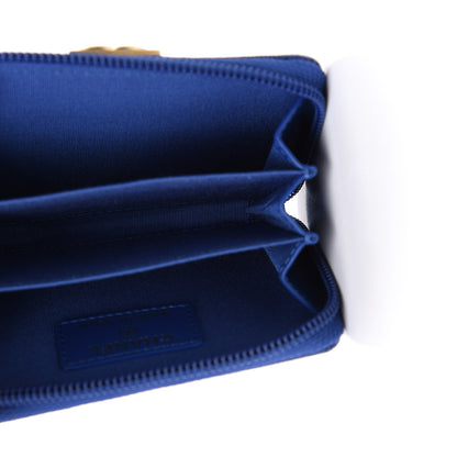 Chanel Caviar Quilted Boy Zip Around Coin Purse Wallet Dark Blue 5 of 10