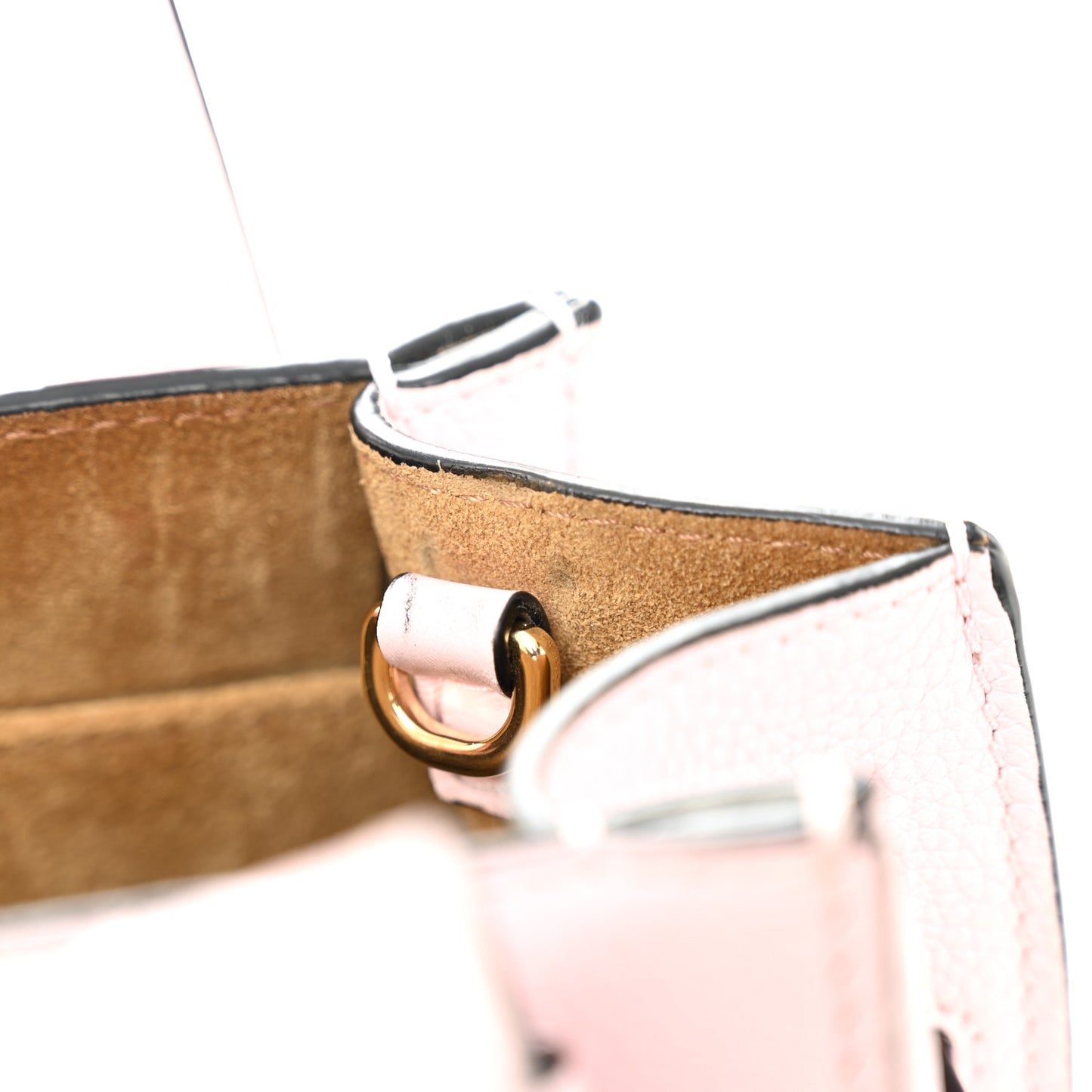 Calfskin Mini Gate Tote Icy Pink