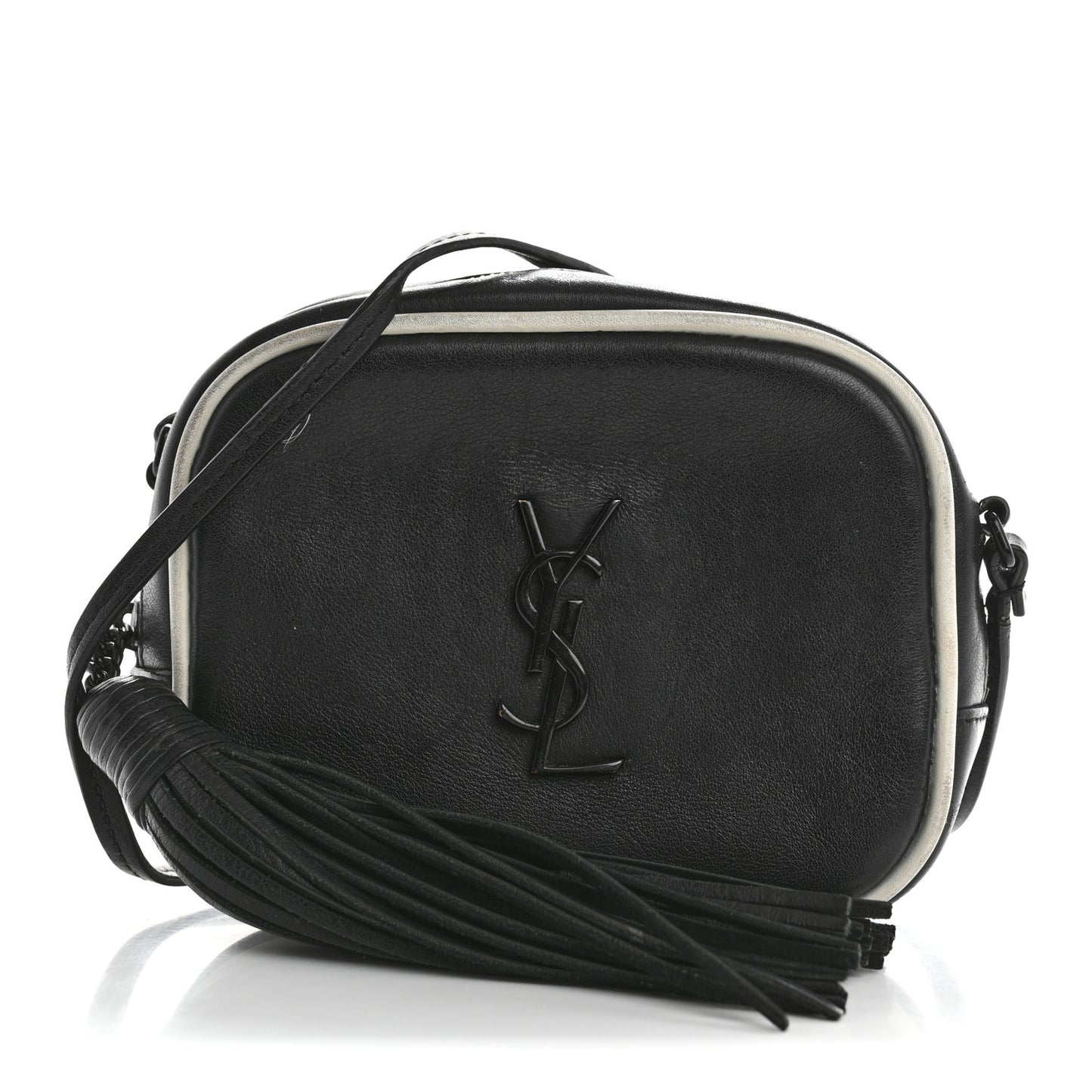 Nappa Monogram Blogger Bag Black White