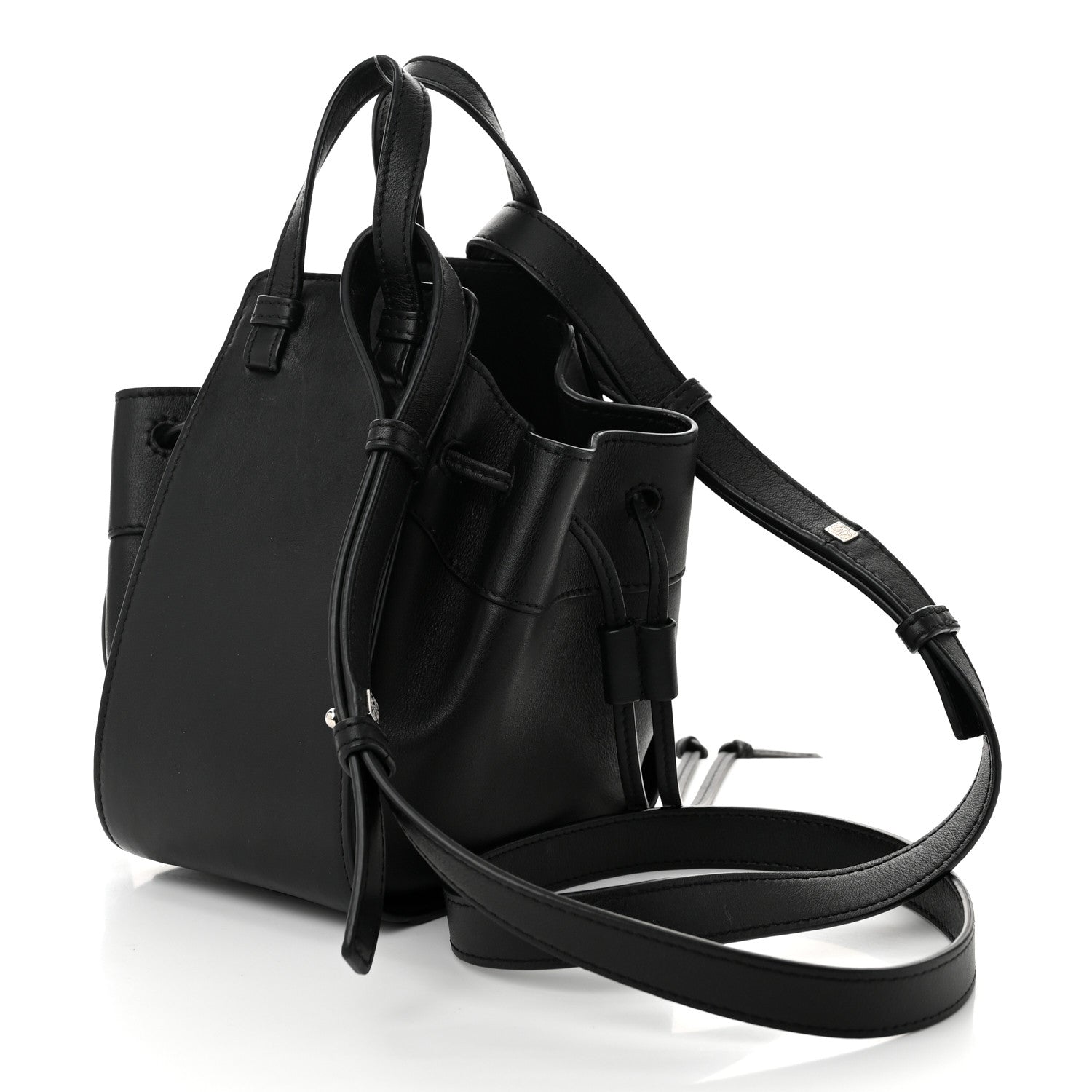 Loewe Calfskin Mini Hammock Shoulder Bag Black 3 of 10
