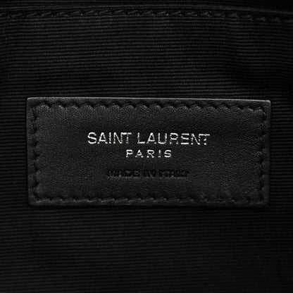 Saint Laurent Lambskin Monogram Belt Bag Black 6 of 12