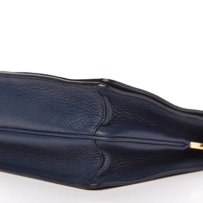 Prada Vitello Daino Flap Crossbody Baltico 7 of 9