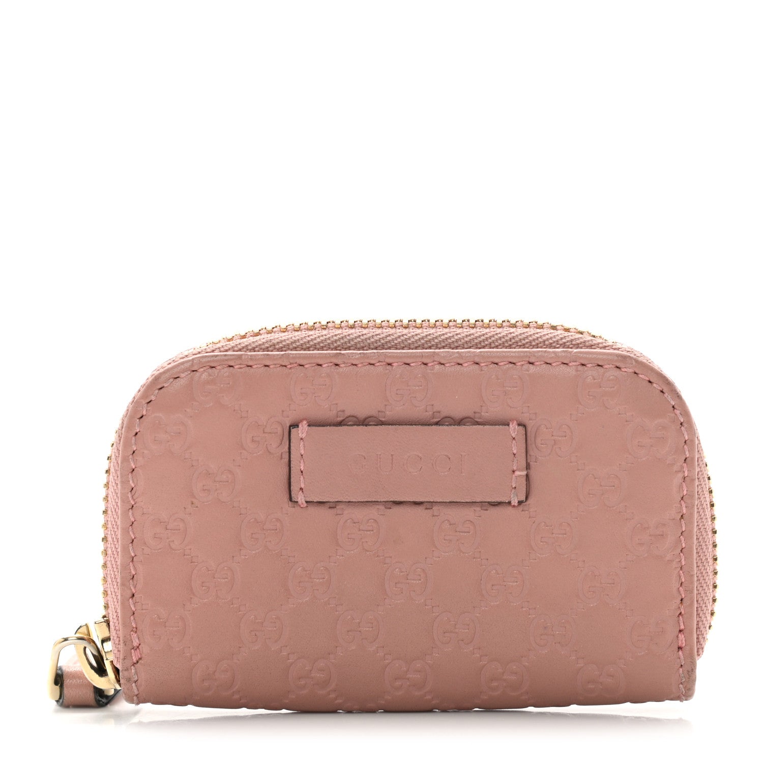 Gucci Microguccissima Zip Around Card Case Soft Pink 1 of 13