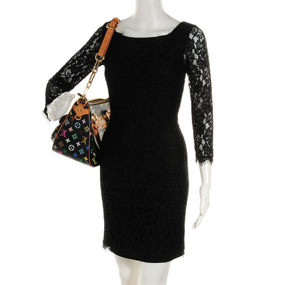 Louis Vuitton Monogram Multicolor Rita Black 2 of 7