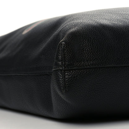 Gucci Calfskin Mens Logo Vertical Shopping Tote Black 9 of 11