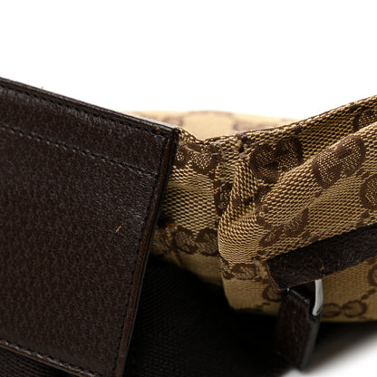 Gucci GG Monogram Double Pocket Belt Bag Dark Brown 12 of 12