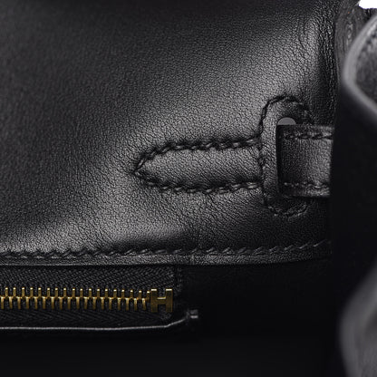Hermes Swift Birkin 25 Black 12 of 38