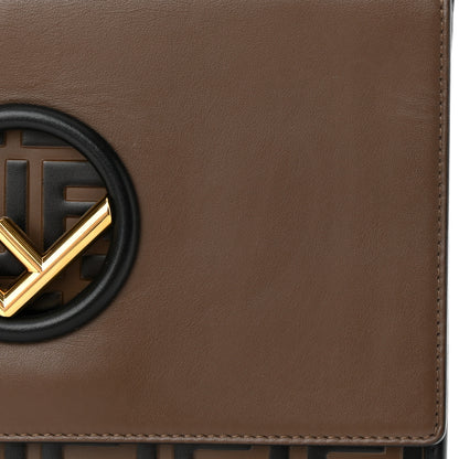 Fendi Vitello Century F is Fendi Bi-Color FF 1974 Embossed Kan I Shoulder Bag Maya Black 12 of 13