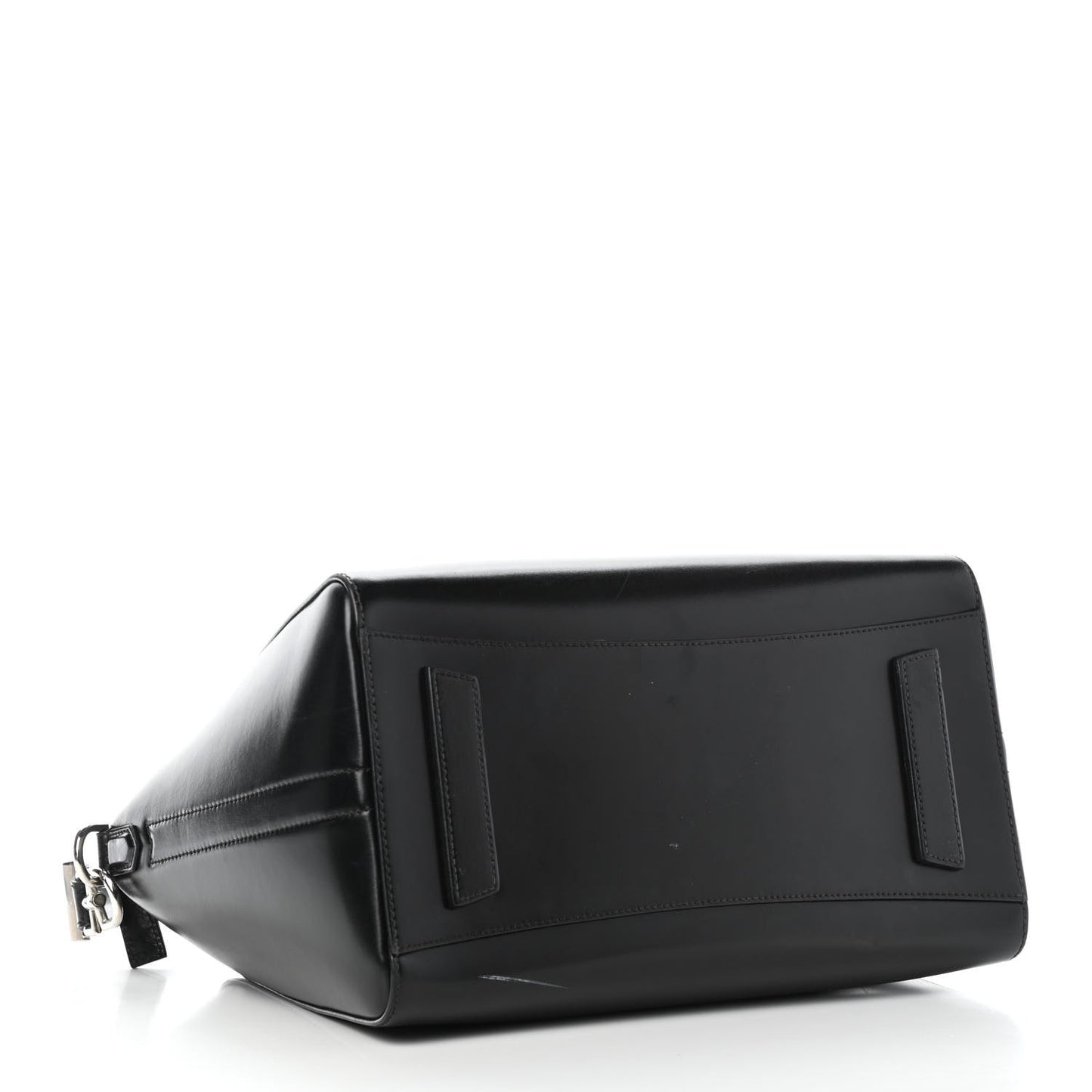 Shiny Lord Calfskin Medium Antigona Black