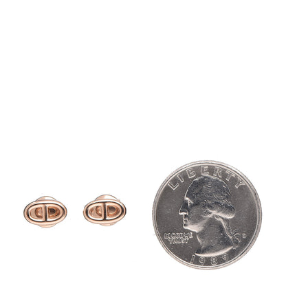Hermes 18K Rose Gold TPM Farandole Stud Earrings 2 of 4