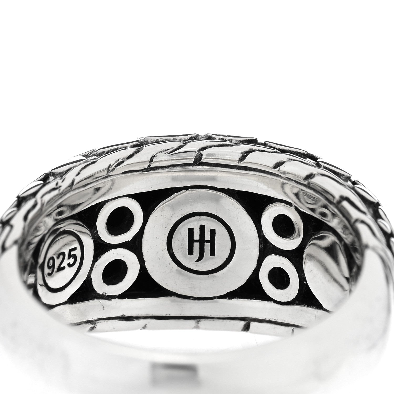 John Hardy Sterling Silver Dot Dome Ring 57 8 4 of 4
