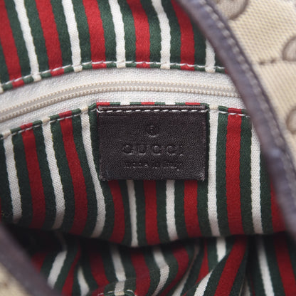 Gucci Monogram Medium New Britt Hobo Dark Brown 5 of 10