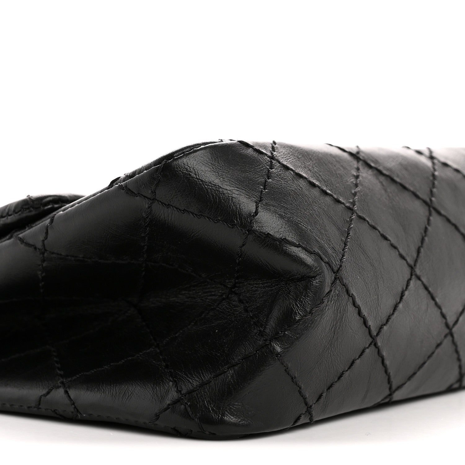 Chanel Aged Calfskin Quilted 2.55 Reissue Mini Flap Black 9 of 10
