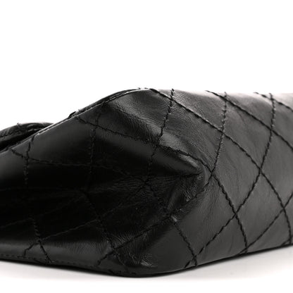 Chanel Aged Calfskin Quilted 2.55 Reissue Mini Flap Black 9 of 10
