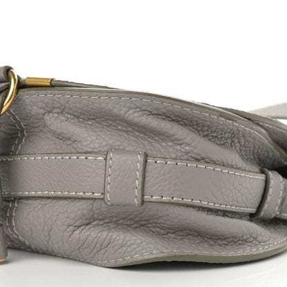 Chloe Calfskin Mini Marcie Round Crossbody Bag Cashmere Grey 10 of 12