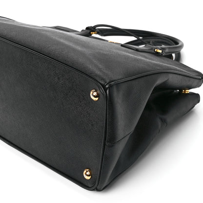 Prada Saffiano Medium Galleria Double Zip Tote Black 13 of 13