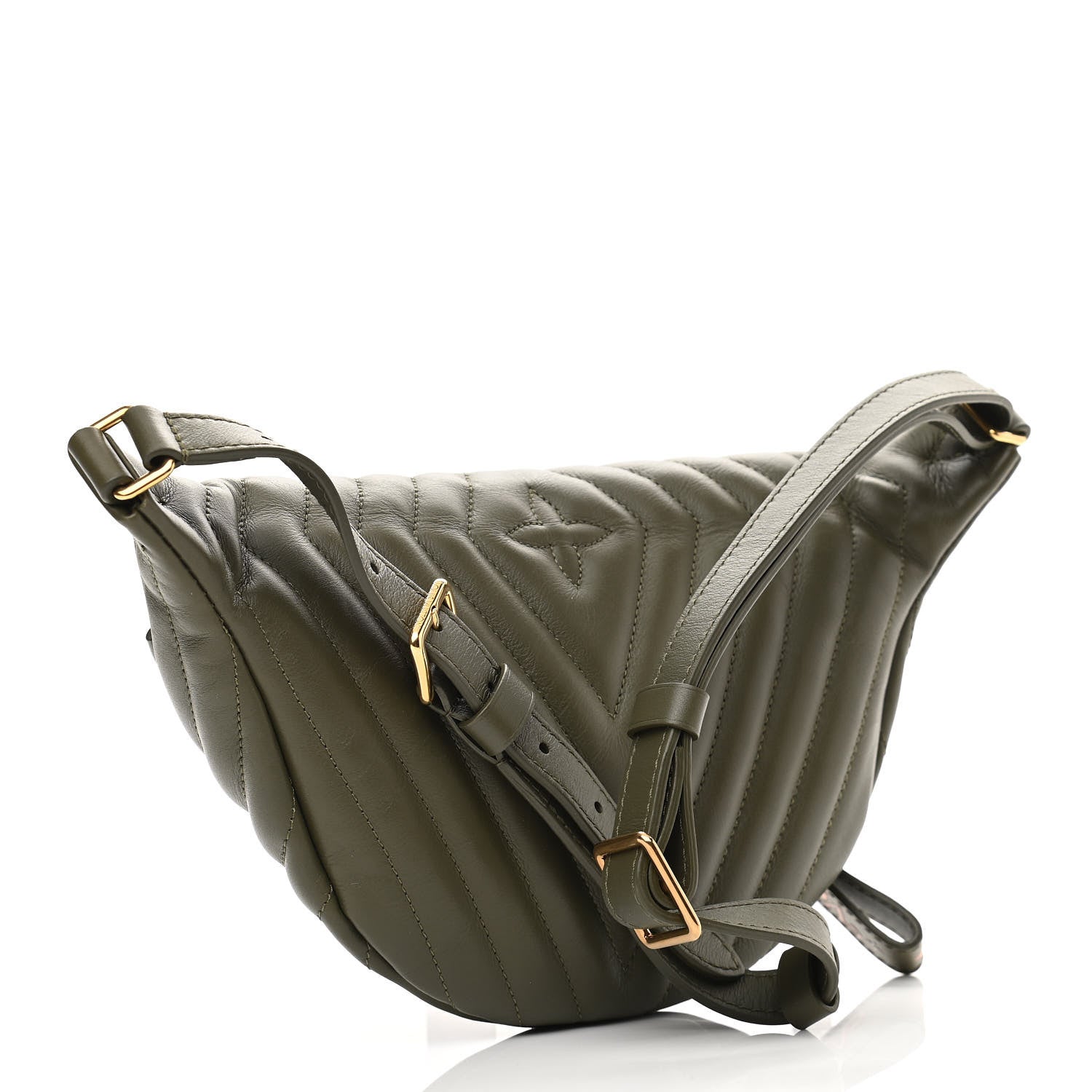 Louis Vuitton Calfskin New Wave Bumbag Kaki 3 of 10