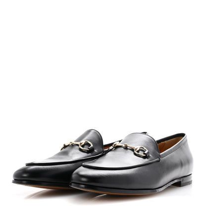Gucci Calfskin Womens Jordaan Loafers 39 Black 4 of 11