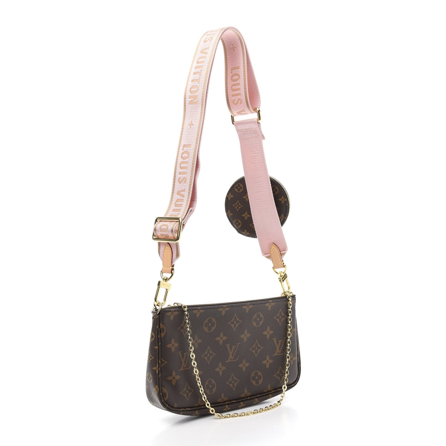 Monogram Multi Pochette Accessories Rose Clair