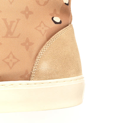Louis Vuitton Canvas Mens High Top Sneakers 9 10 of 10