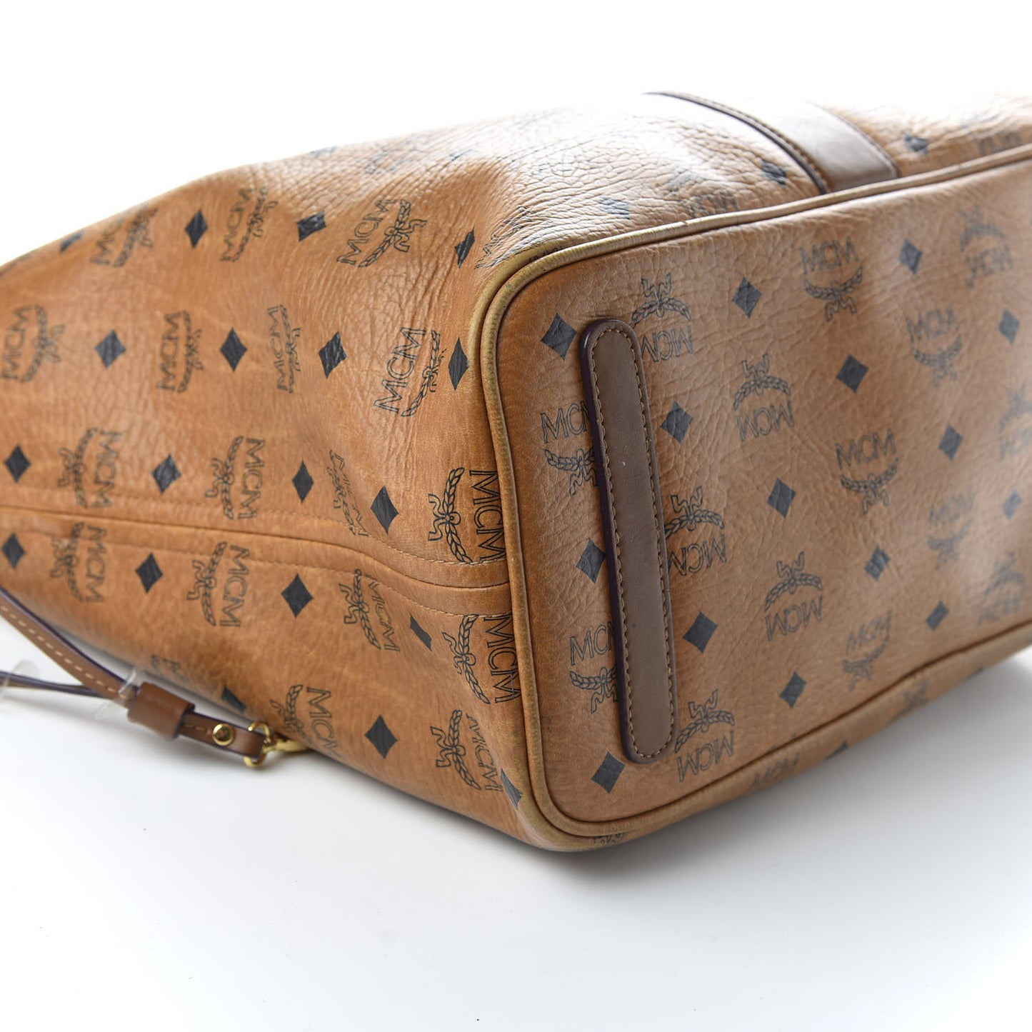 Visetos Medium Liz Reversible Shopper Tote Cognac