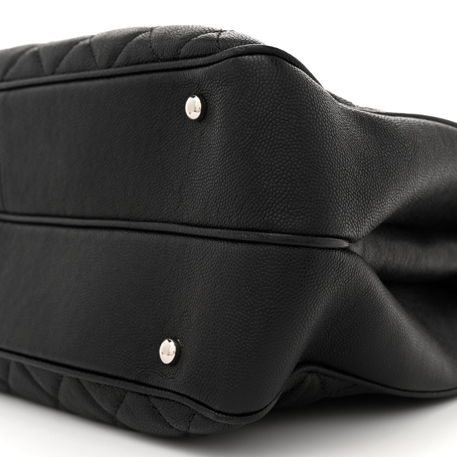 Chanel Caviar Quilted Large Urban Companion Top Handle Shopping Tote Black 10 of 13