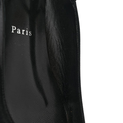 Christian Louboutin Calfskin Conclusive Ankle Strap Flats 38 Black 13 of 16