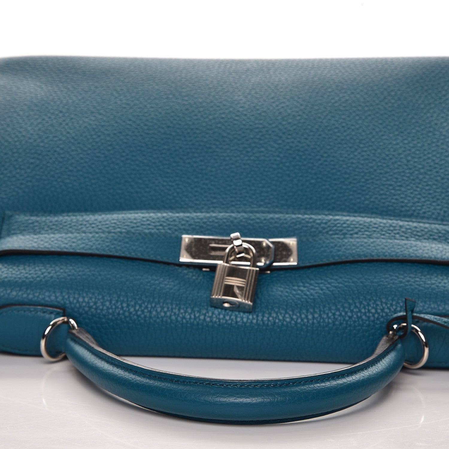 Hermes Togo Kelly Retourne 32 Bleu Izmir 27 of 35