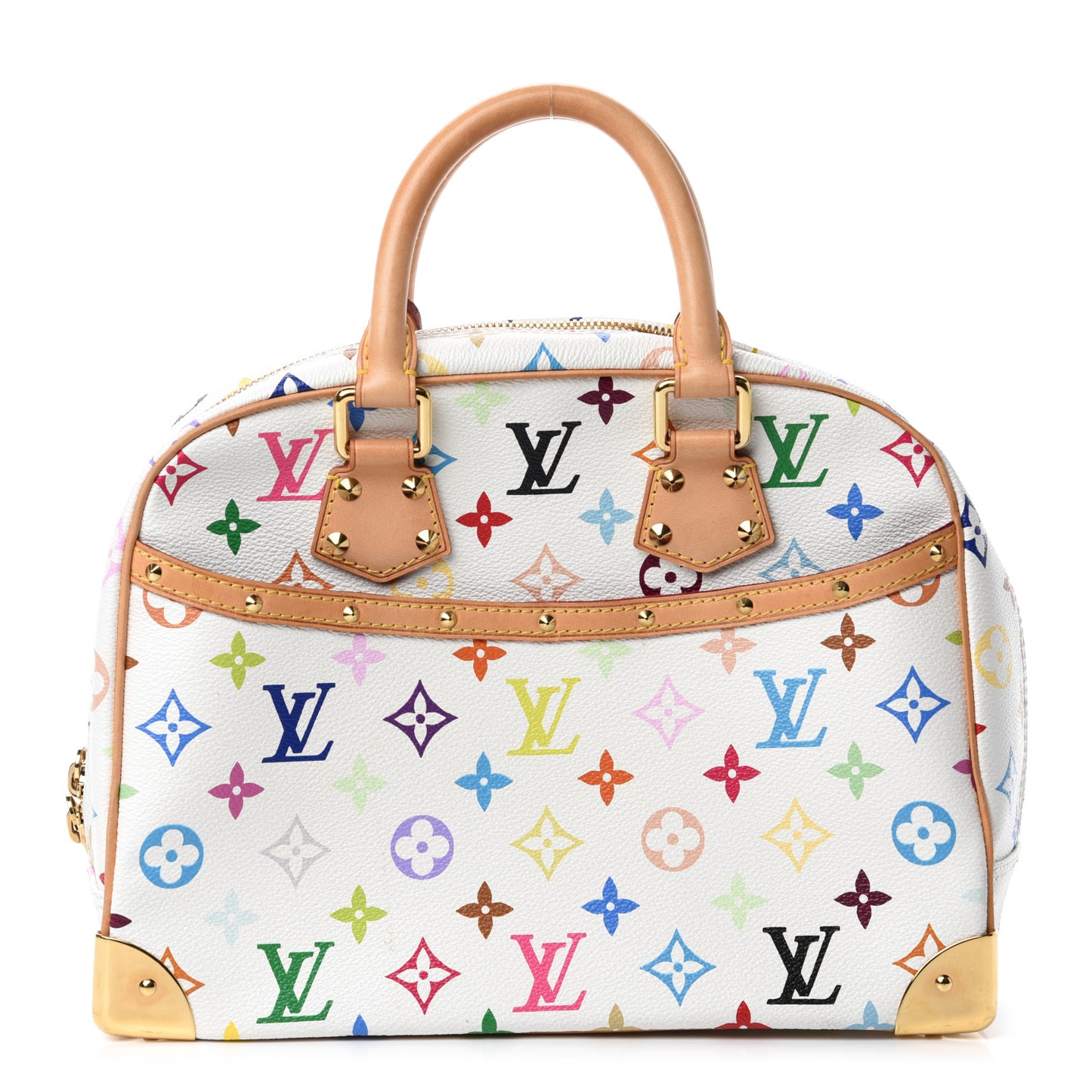 Monogram Multicolor Trouville White