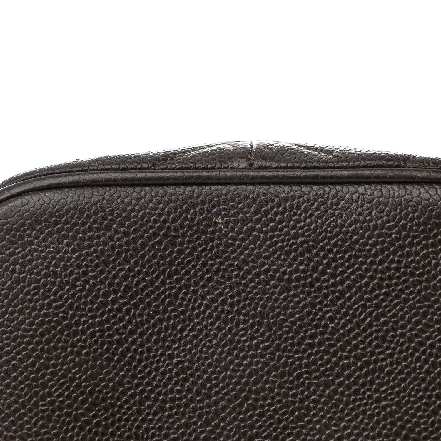 Chanel Caviar Quilted Medallion Tote Dark Brown 21 of 22