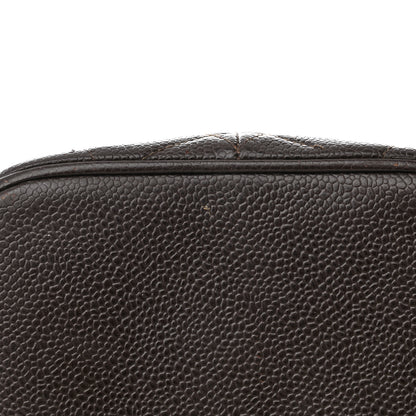 Chanel Caviar Quilted Medallion Tote Dark Brown 21 of 22