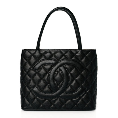 Chanel Caviar Quilted Medallion Tote Black 1 of 10