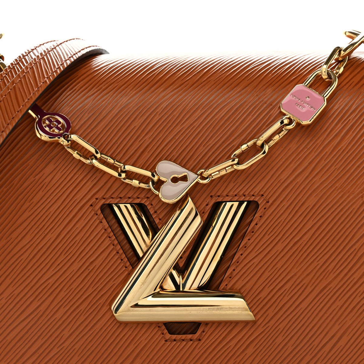Louis Vuitton Epi Twist Shoulder Bag MM Gold Cipango 14 of 21